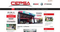 Desktop Screenshot of cepsa.com.ec