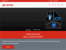 Tablet Screenshot of cepsa.es